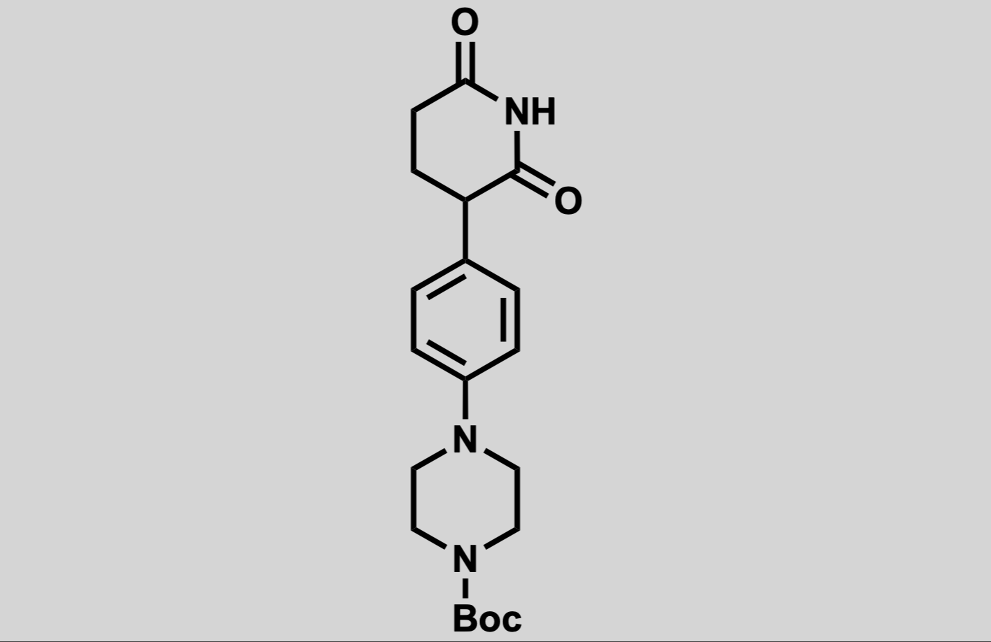 tert-Butyl 4-(4-(2,6-dioxopiperidin-3-yl)phenyl)piperazine-1-carboxylate