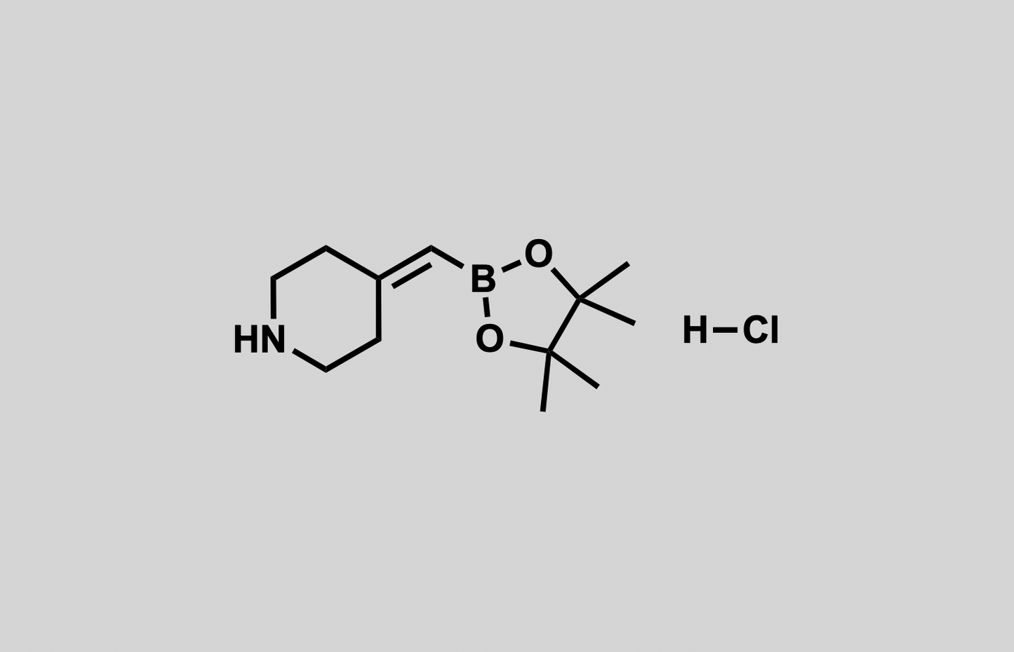 4-((4,4,5,5-tetramethyl-1,3,2-dioxaborolan-2-yl)methylene)piperidine hydrochloride