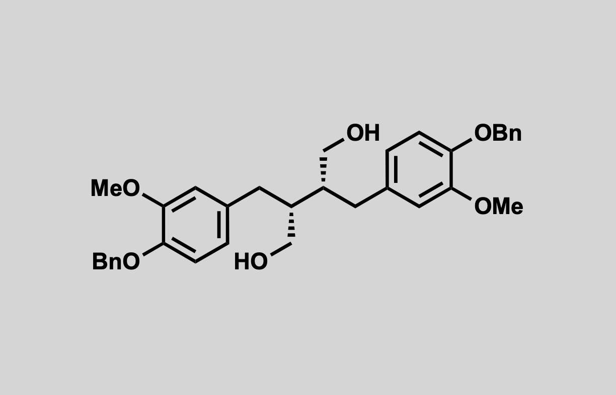 (2R,3R)-2,3-Bis(4-(benzyloxy)-3-methoxybenzyl)butane-1,4-diol