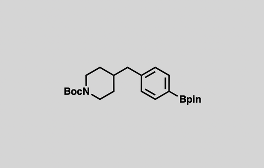 tert-butyl 4-(4-(4,4,5,5-tetramethyl-1,3,2-dioxaborolan-2-yl)benzyl)piperidine-1-carboxylate