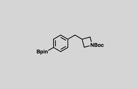 tert-butyl 3-(4-(4,4,5,5-tetramethyl-1,3,2-dioxaborolan-2-yl)benzyl)azetidine-1-carboxylate