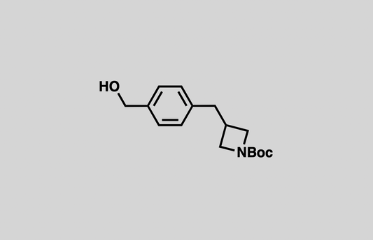 tert-butyl 3-(4-(hydroxymethyl)benzyl)azetidine-1-carboxylate