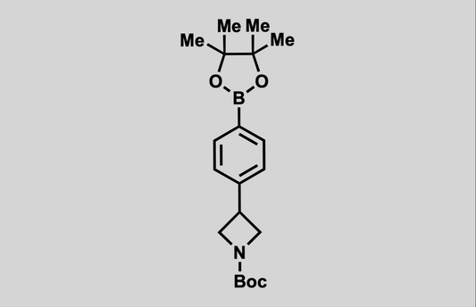 tert-Butyl 3-(4-(4,4,5,5-tetramethyl-1,3,2-dioxaborolan-2-yl)phenyl)azetidine-1-carboxylate