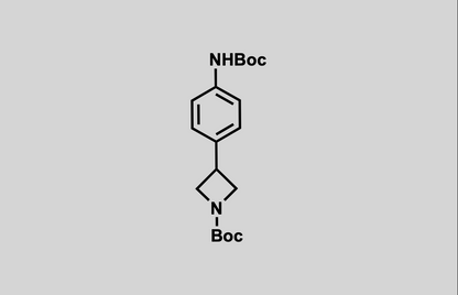 tert-Butyl 3-(4-((tert-butoxycarbonyl)amino)phenyl)azetidine-1-carboxylate