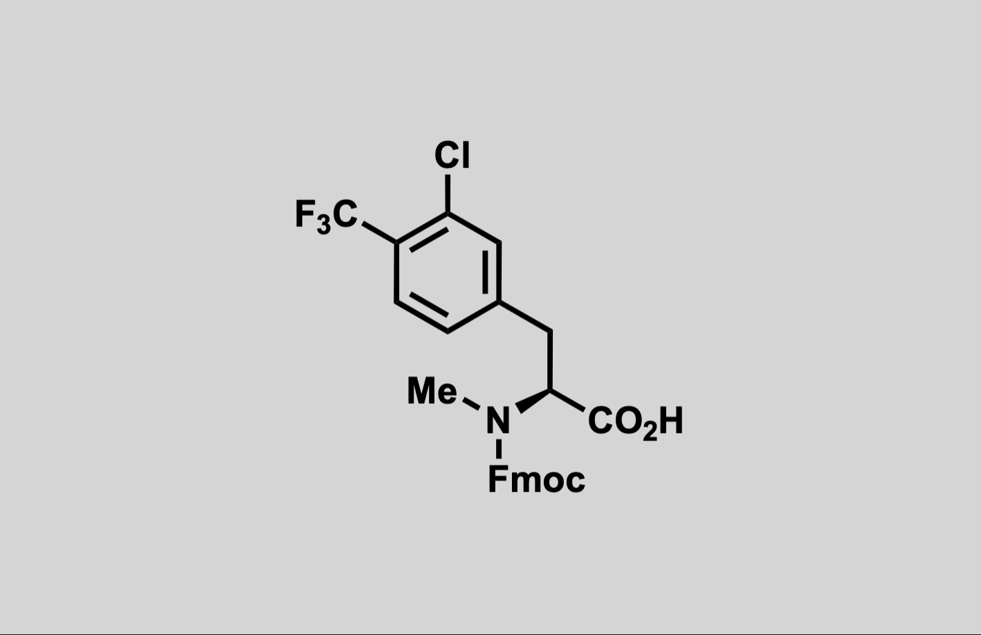 (S)-2-((((9H-fluoren-9-yl)methoxy)carbonyl)(methyl)amino)-3-(3-chloro-4-(trifluoromethyl)phenyl)propanoic acid