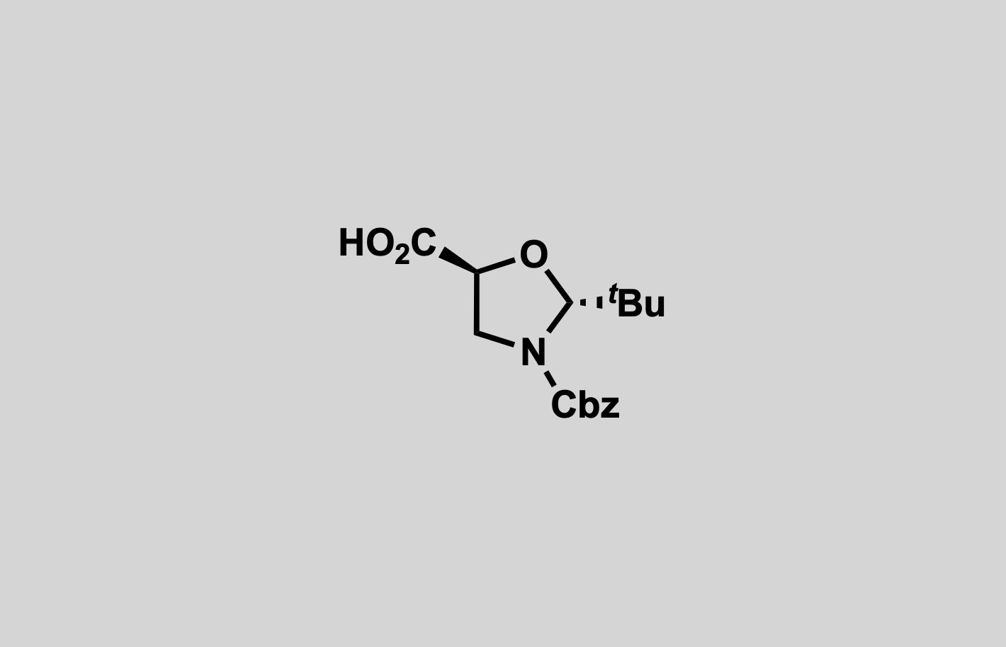 (2R,5S)-3-((Benzyloxy)carbonyl)-2-(tert-butyl)oxazolidine-5-carboxylic acid