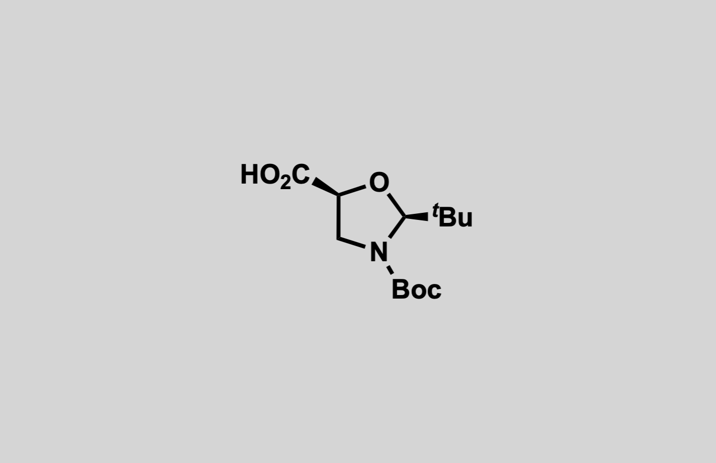 (2S,5S)-3-(tert-Butoxycarbonyl)-2-(tert-butyl)oxazolidine-5-carboxylic acid