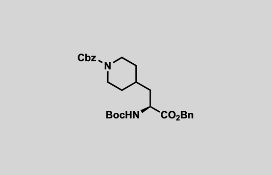 Benzyl (S)-4-(3-(benzyloxy)-2-((tert-butoxycarbonyl)amino)-3-oxopropyl)piperidine-1-carboxylate