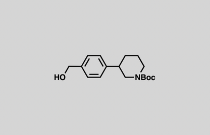 tert-butyl 3-(4-(hydroxymethyl)phenyl)piperidine-1-carboxylate