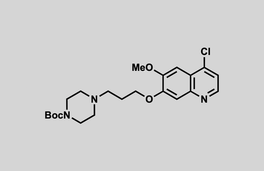 tert-butyl 4-(3-((4-chloro-6-methoxyquinolin-7-yl)oxy)propyl)piperazine-1-carboxylate