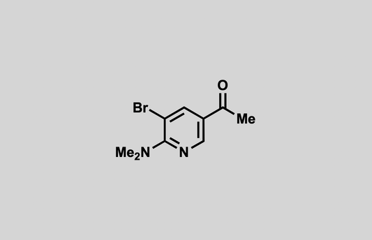 1-(5-bromo-6-(dimethylamino)pyridin-3-yl)ethan-1-one