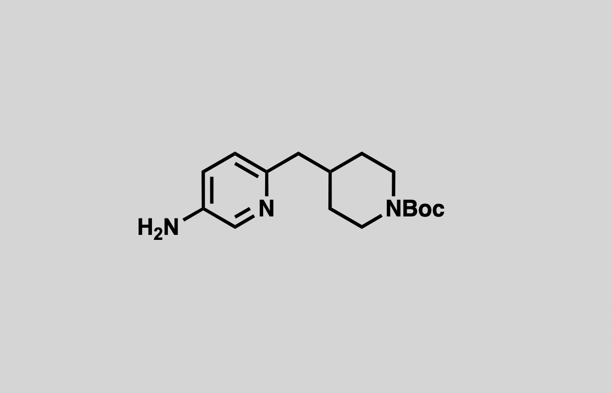 tert-butyl 4-((5-aminopyridin-2-yl)methyl)piperidine-1-carboxylate