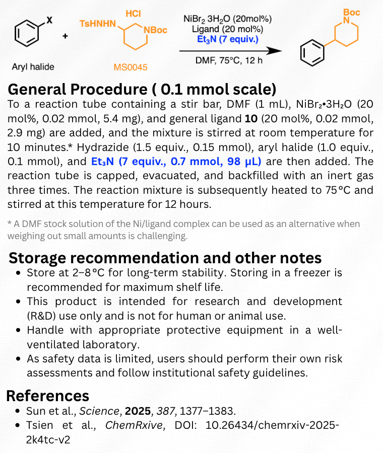 tert-butyl 3-(2-tosylhydrazineyl)piperidine-1-carboxylate